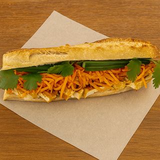 Sandwich banh mi végé